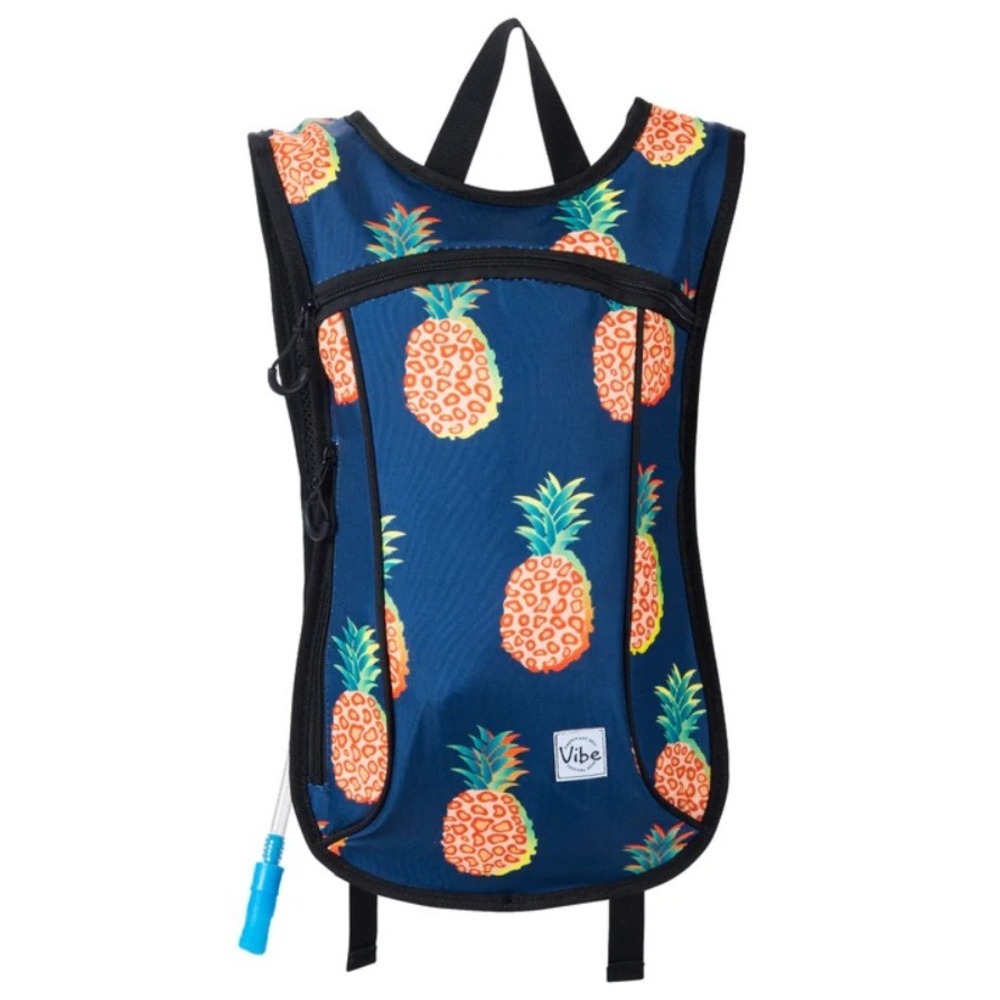 NWT Vibe Festival Gear Hydration Pineapples‎ Backpack - Size 16x7x7.5